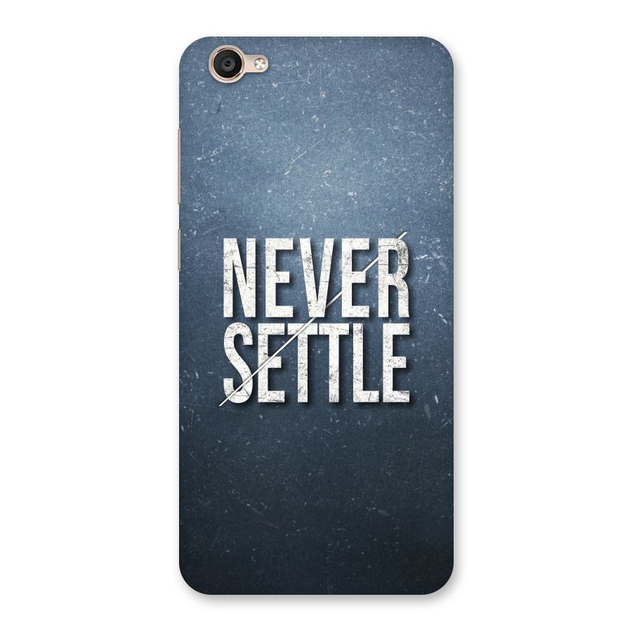 Never Settle Back Case for Vivo Y55s