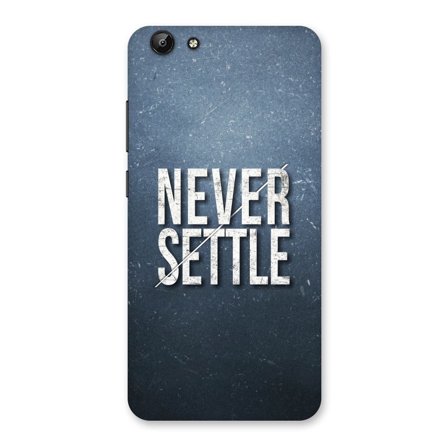 Never Settle Back Case for Vivo Y69
