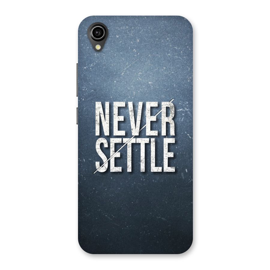 Never Settle Back Case for Vivo Y90