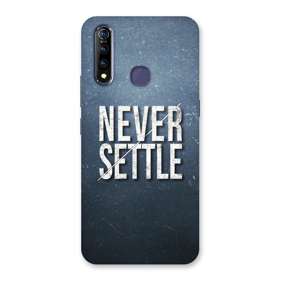 Never Settle Back Case for Vivo Z1 Pro