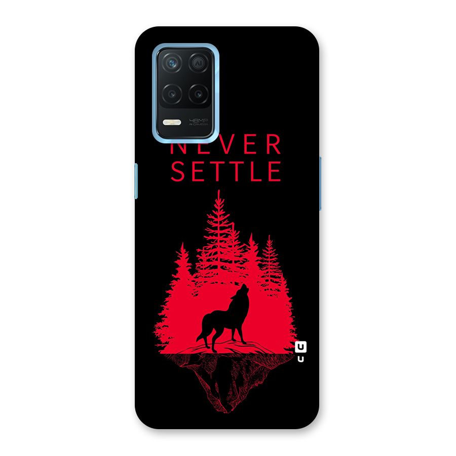 Never Settle Wolf Back Case for Realme 8s 5G