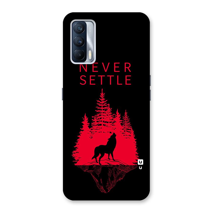 Never Settle Wolf Back Case for Realme X7