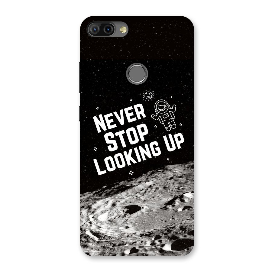 Never Stop Looking Up Back Case for Infinix Hot 6 Pro