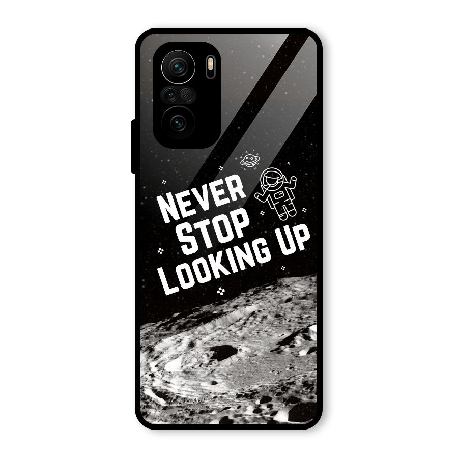 Never Stop Looking Up Glass Back Case for Mi 11X Pro