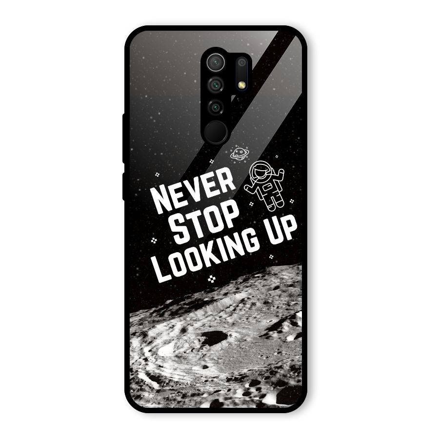 Never Stop Looking Up Glass Back Case for Poco M2