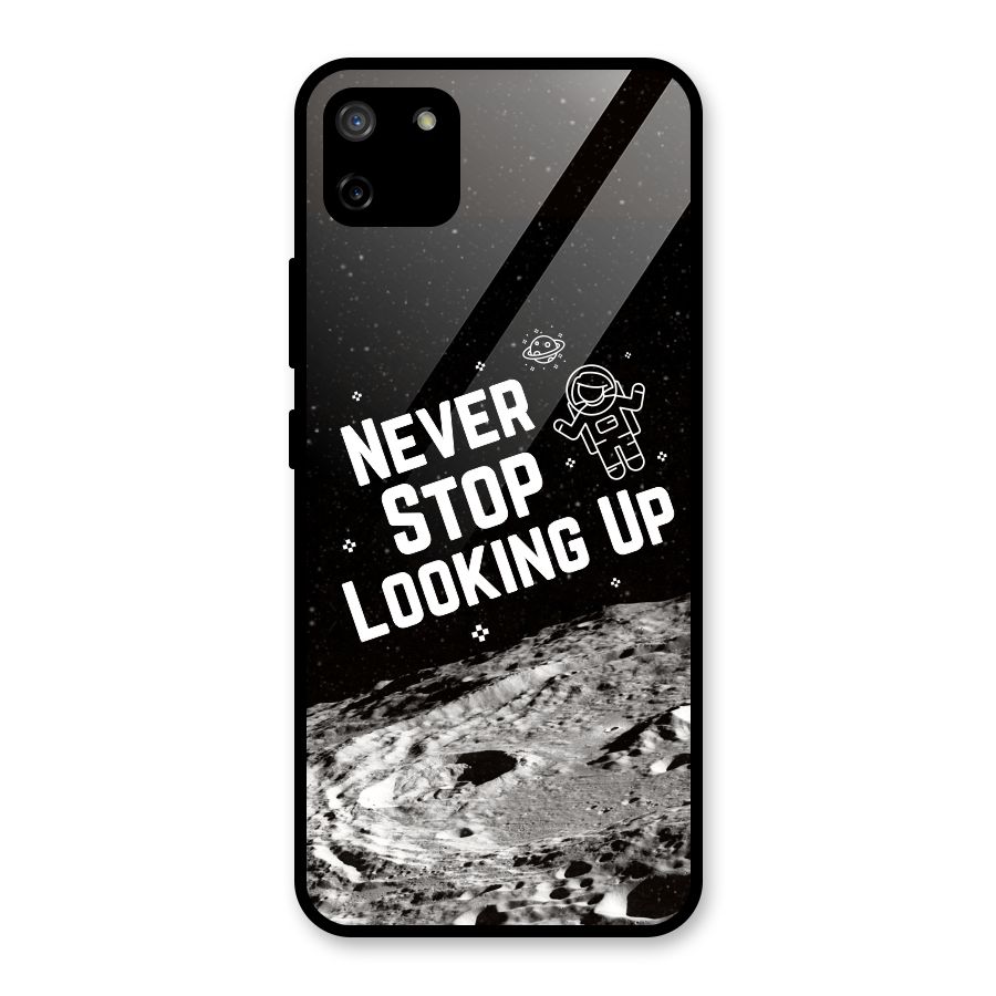 Never Stop Looking Up Glass Back Case for Realme C11