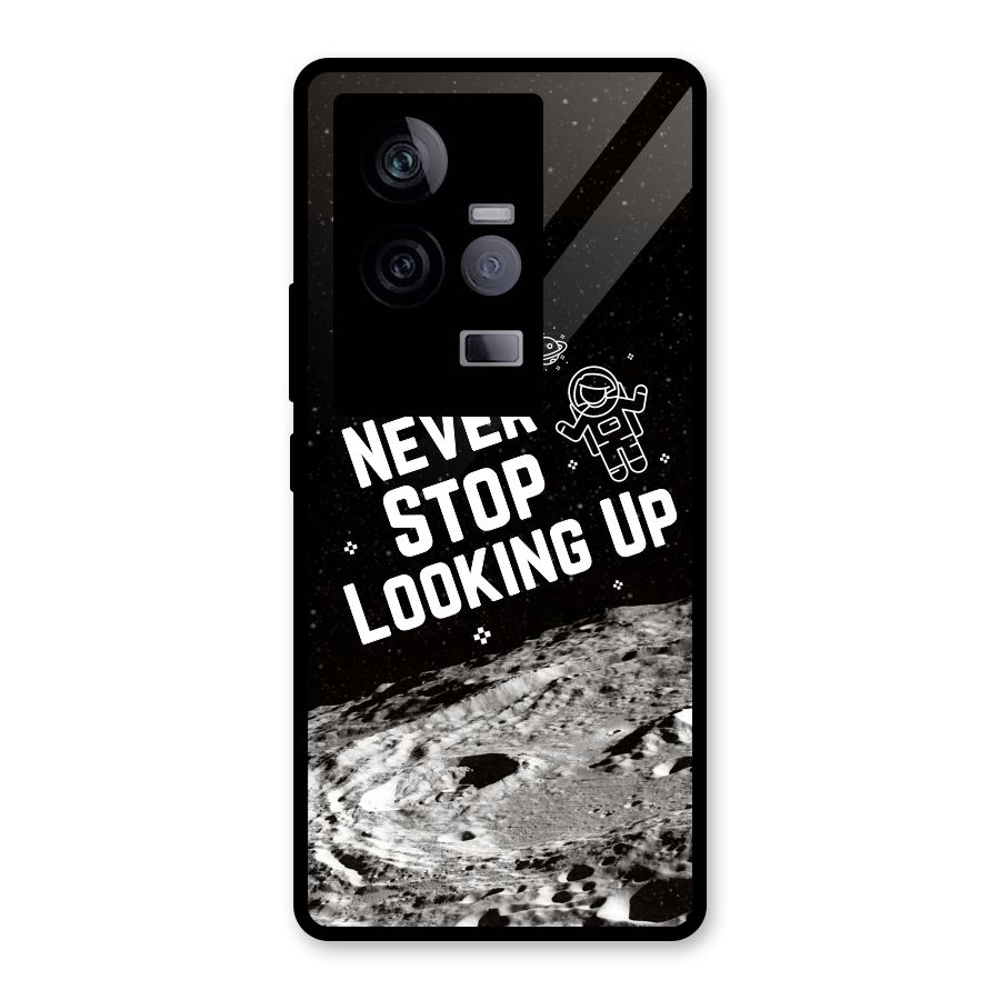 Never Stop Looking Up Glass Back Case for Vivo iQOO 11 5G