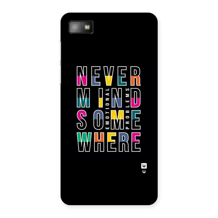 Nevermind Somewhere Back Case for Blackberry Z10