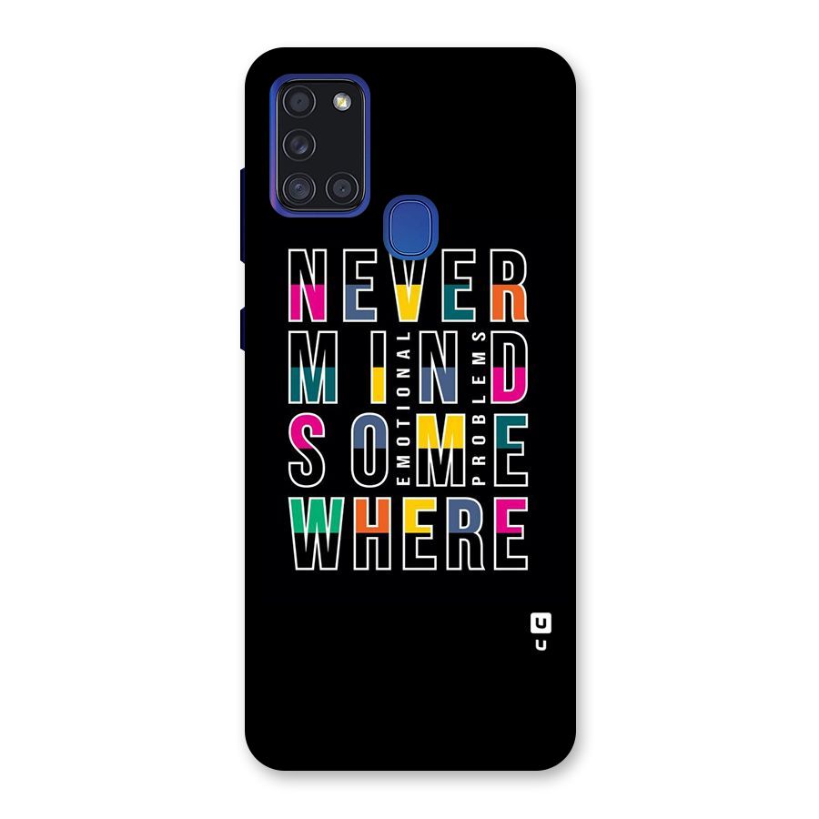 Nevermind Somewhere Back Case for Galaxy A21s