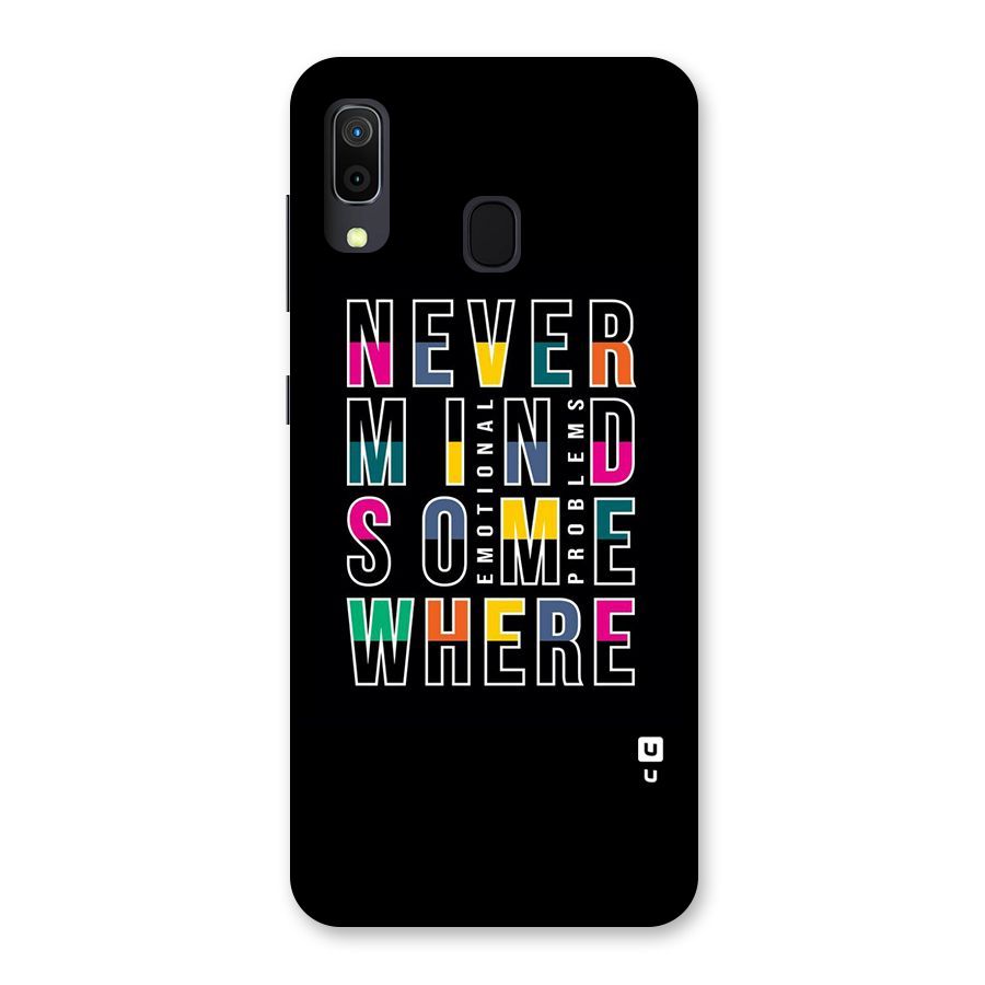 Nevermind Somewhere Back Case for Galaxy A30