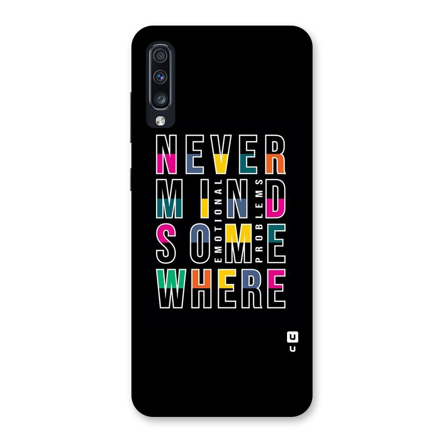 Nevermind Somewhere Back Case for Galaxy A70