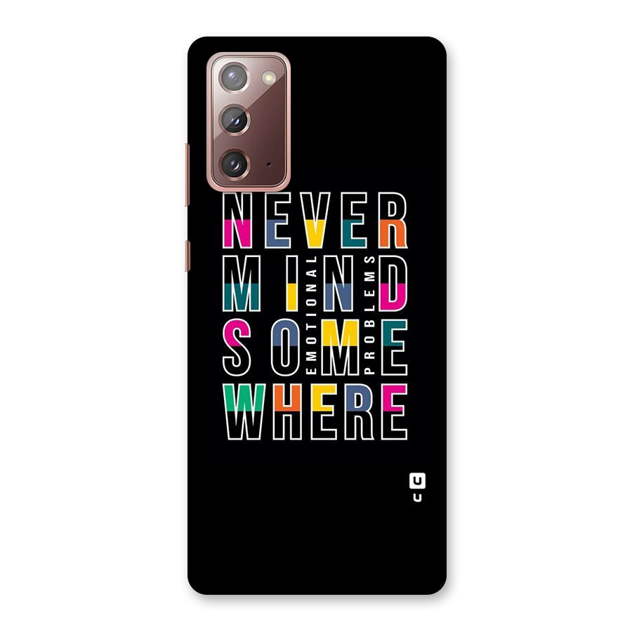 Nevermind Somewhere Back Case for Galaxy Note 20