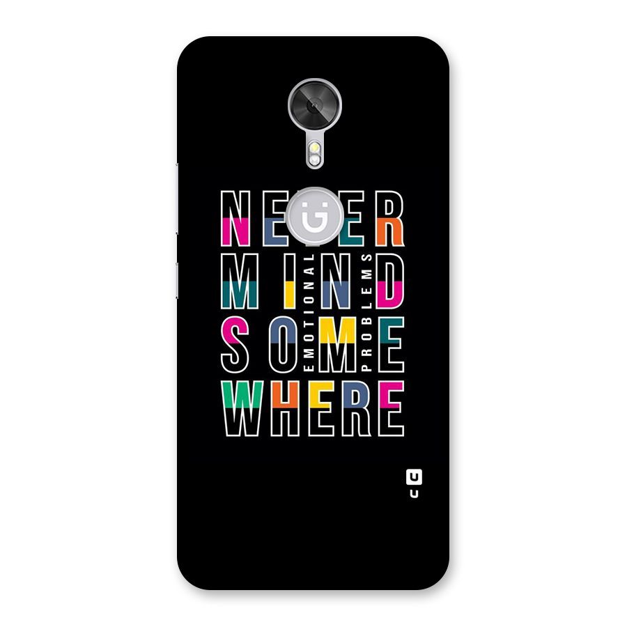 Nevermind Somewhere Back Case for Gionee A1