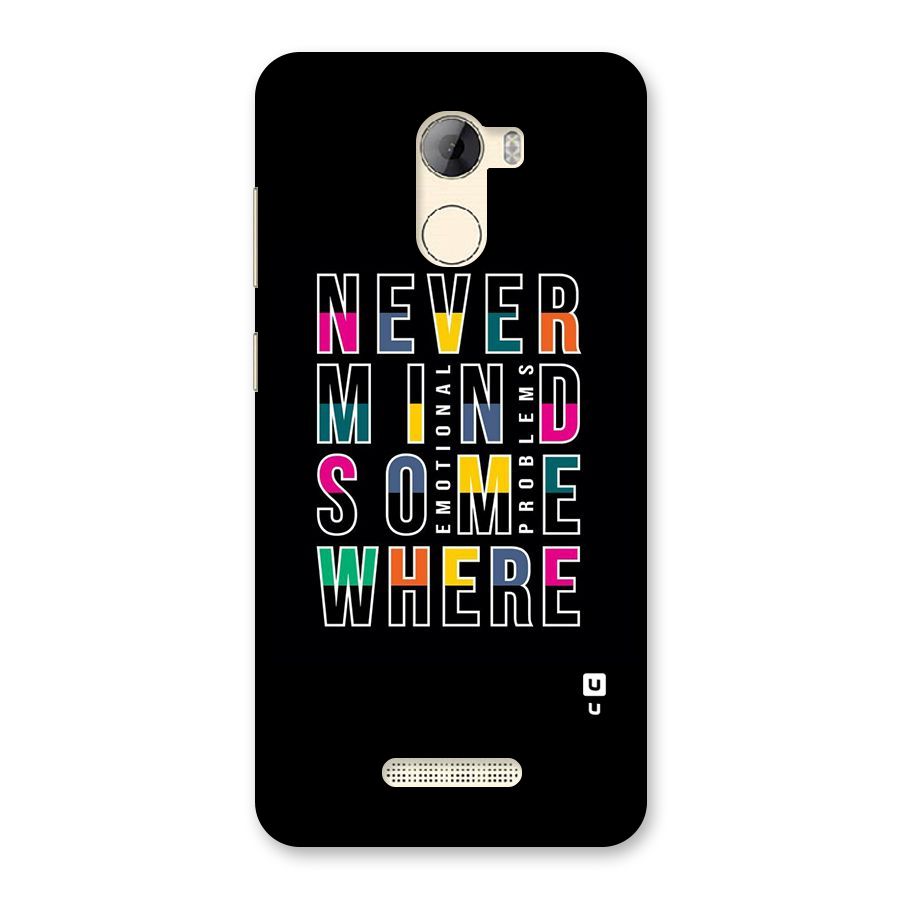 Nevermind Somewhere Back Case for Gionee A1 LIte