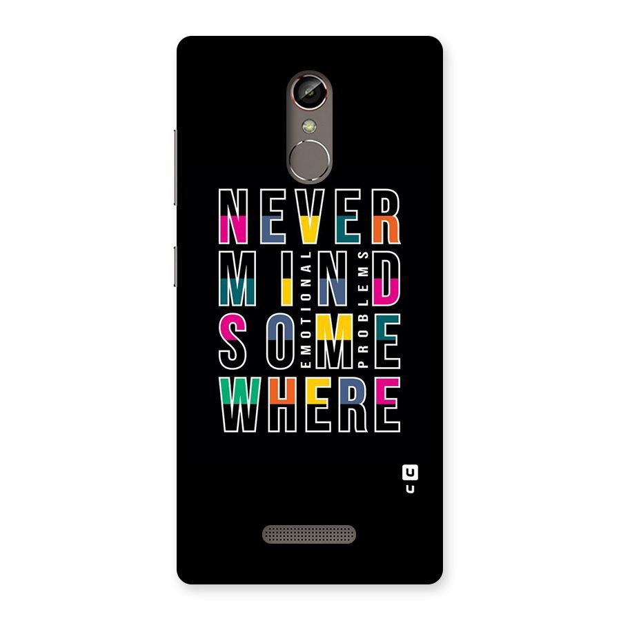 Nevermind Somewhere Back Case for Gionee S6s