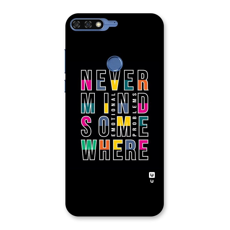 Nevermind Somewhere Back Case for Honor 7C