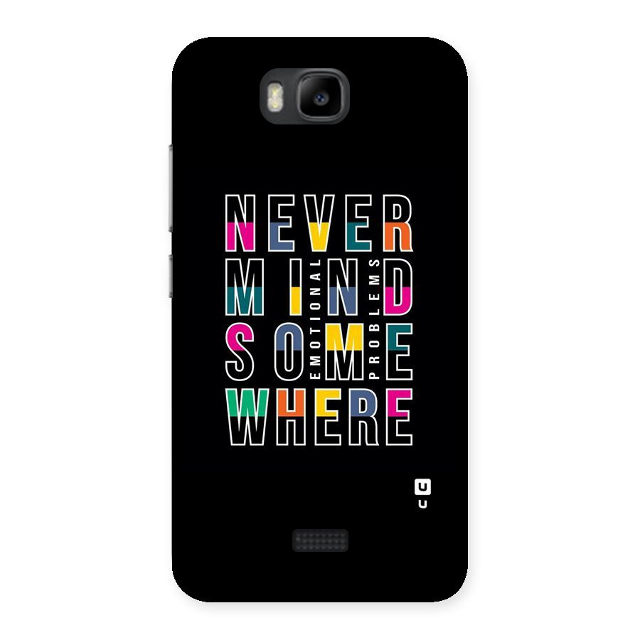 Nevermind Somewhere Back Case for Honor Bee