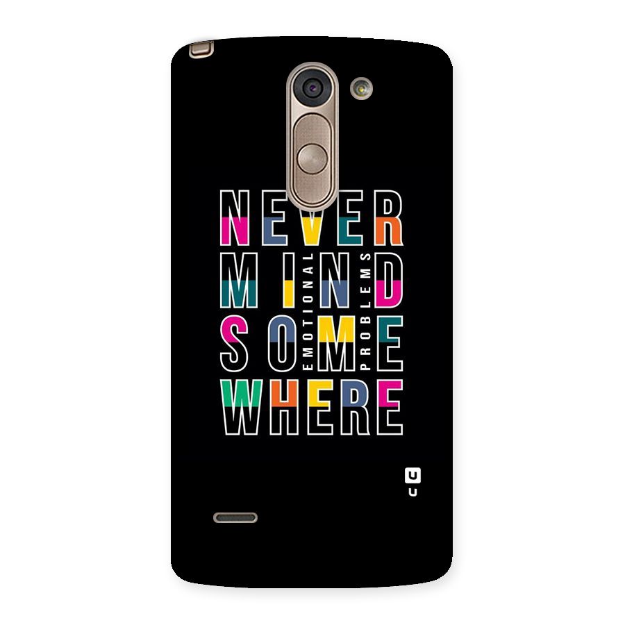 Nevermind Somewhere Back Case for LG G3 Stylus