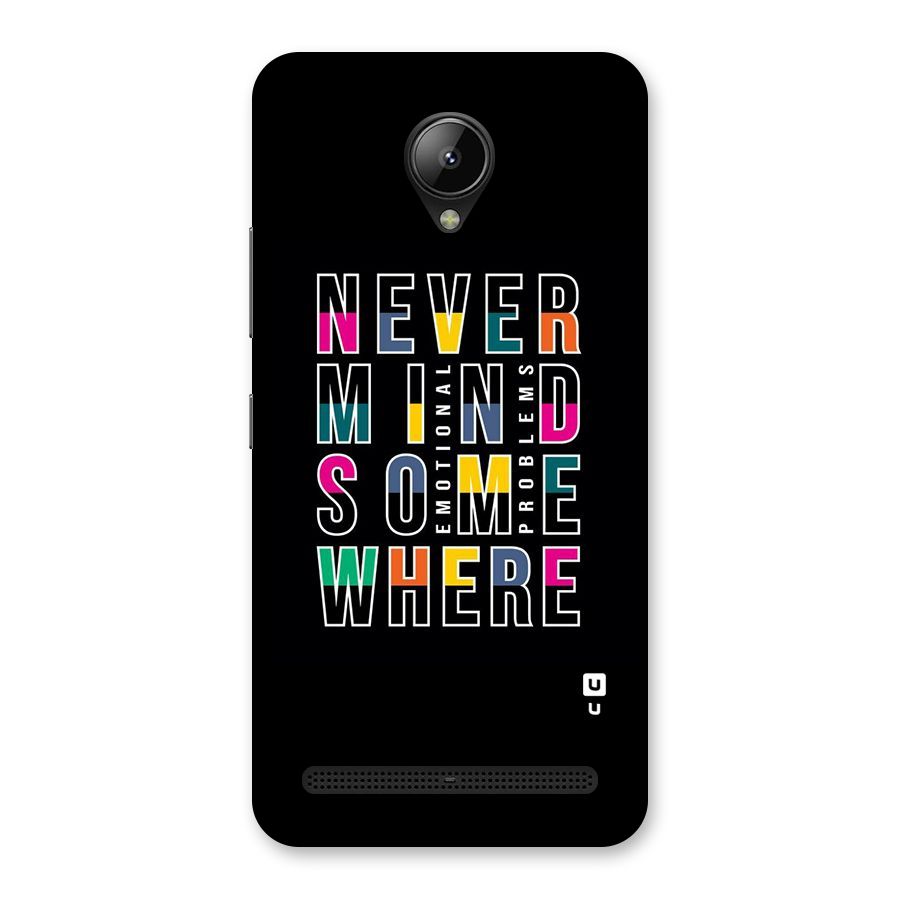 Nevermind Somewhere Back Case for Lenovo C2
