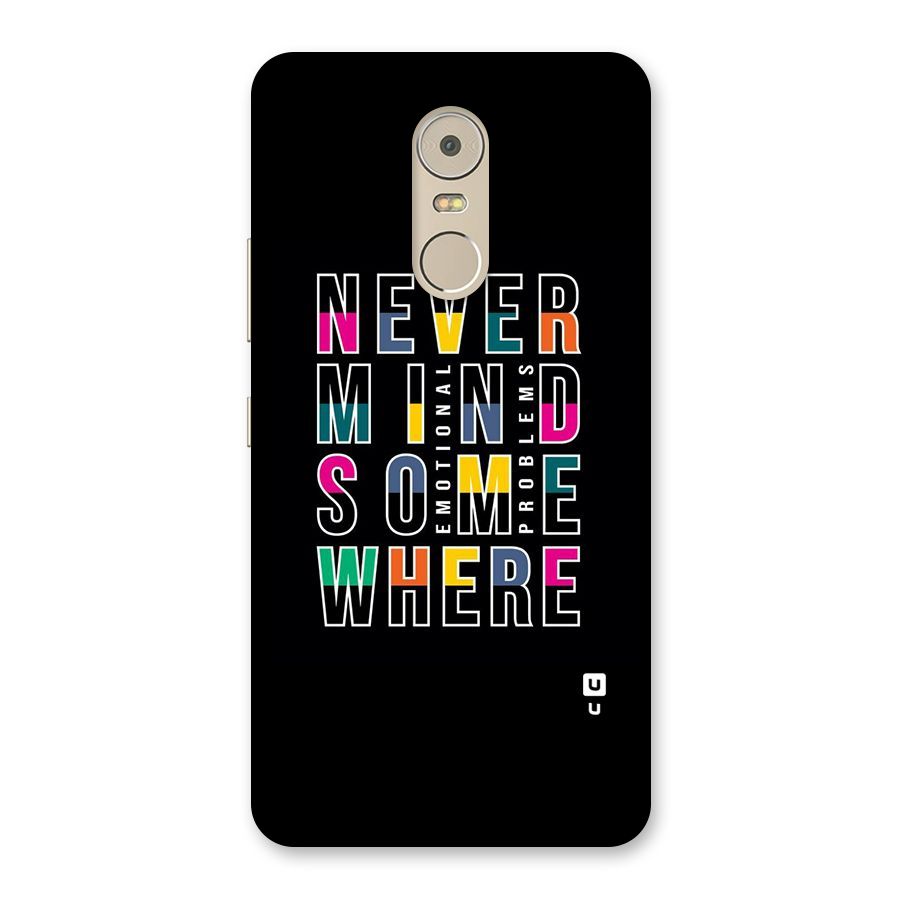 Nevermind Somewhere Back Case for Lenovo K6 Note