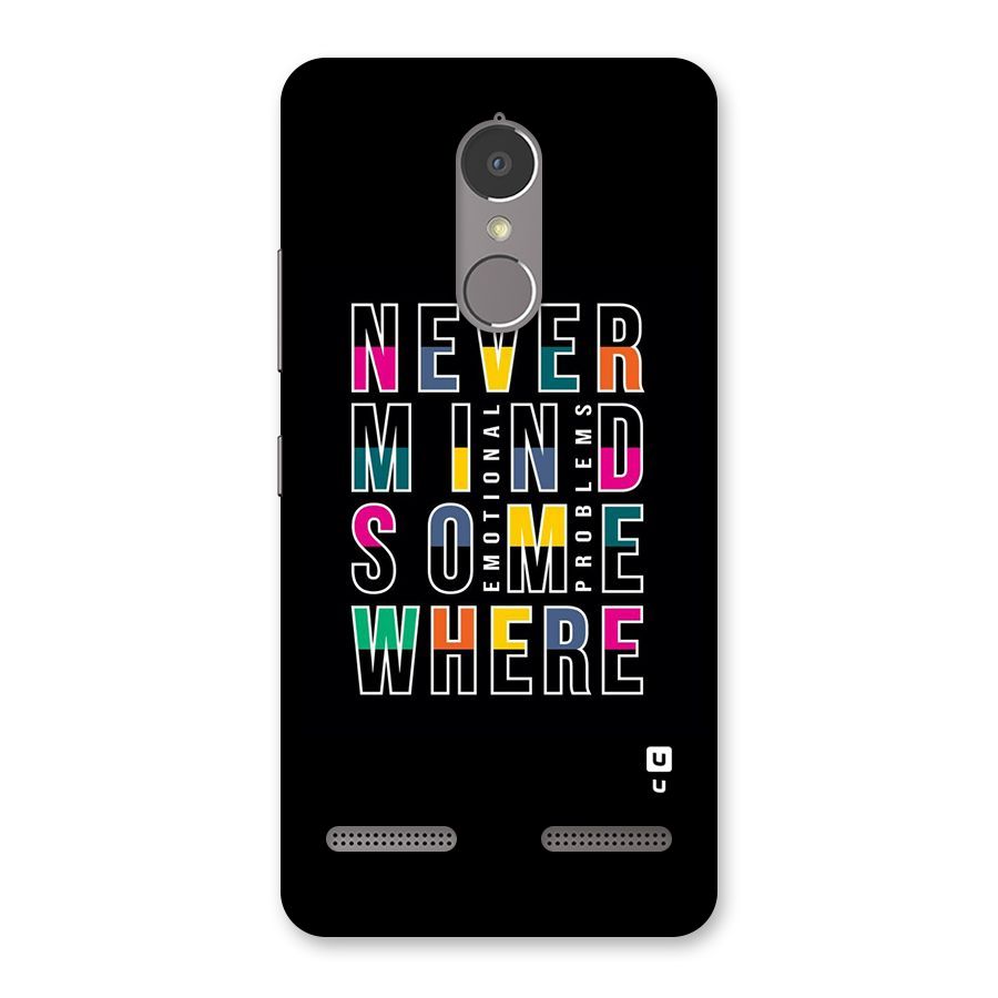 Nevermind Somewhere Back Case for Lenovo K6 Power