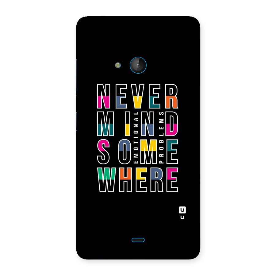 Nevermind Somewhere Back Case for Lumia 540