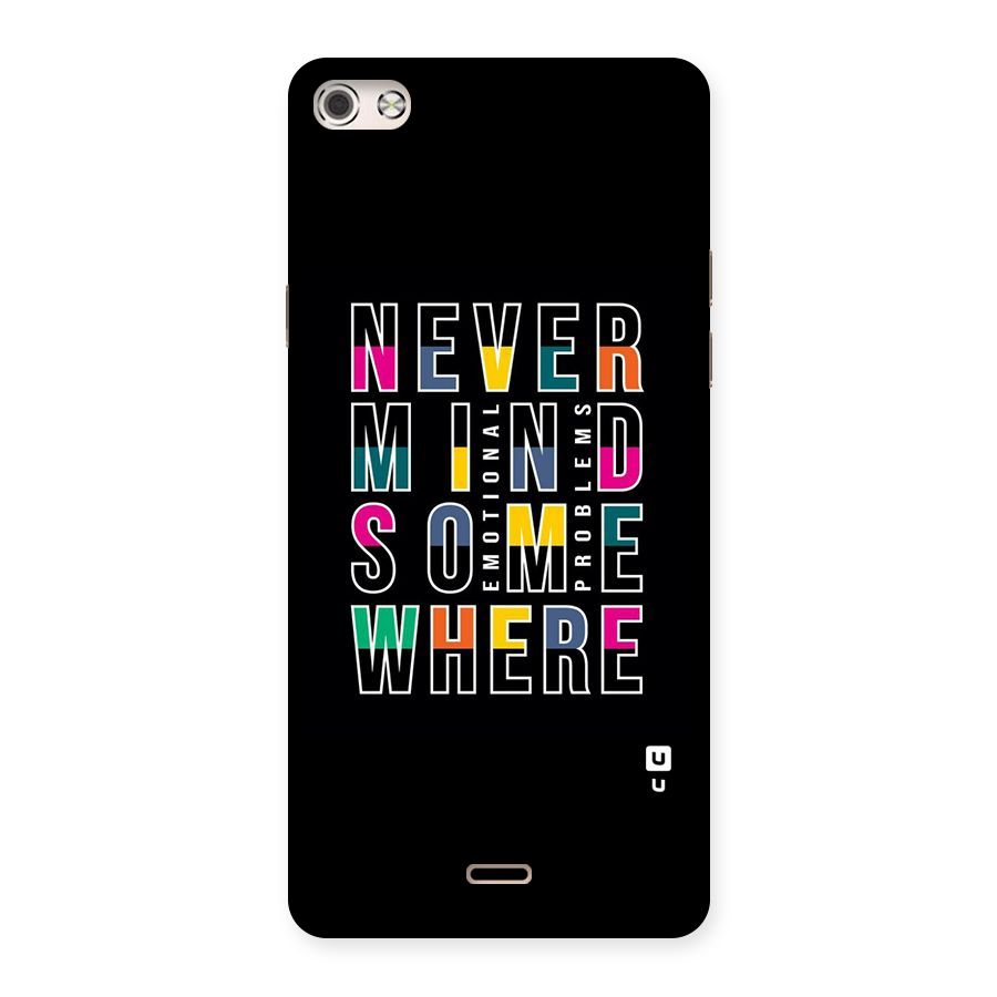Nevermind Somewhere Back Case for Micromax Canvas Silver 5