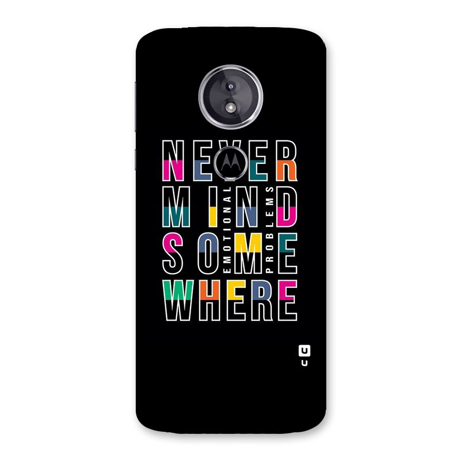 Nevermind Somewhere Back Case for Moto E5