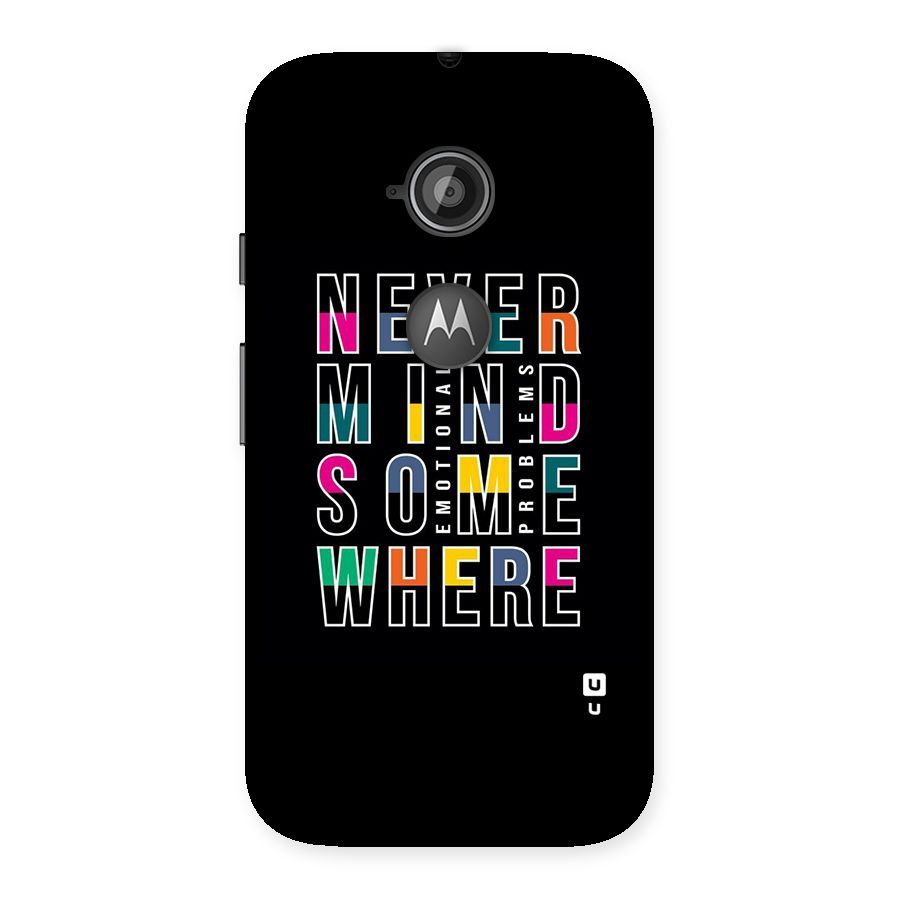 Nevermind Somewhere Back Case for Moto E 2nd Gen