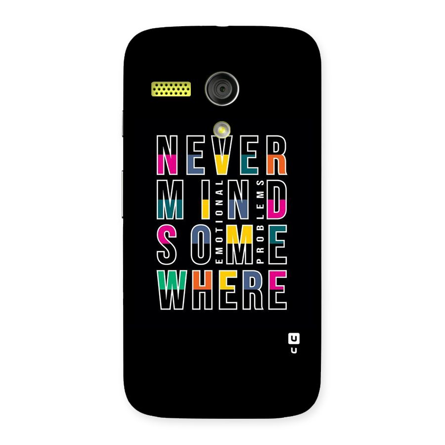Nevermind Somewhere Back Case for Moto G