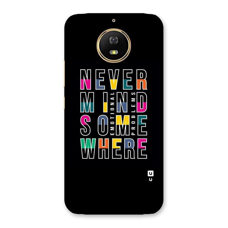 Nevermind Somewhere Back Case for Moto G5s