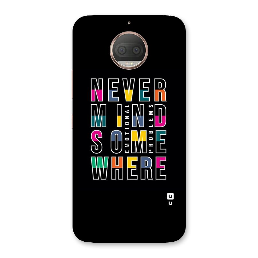 Nevermind Somewhere Back Case for Moto G5s Plus