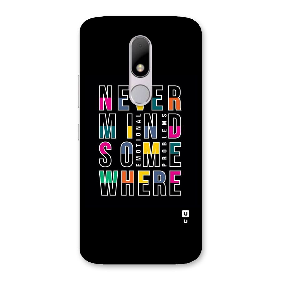 Nevermind Somewhere Back Case for Moto M