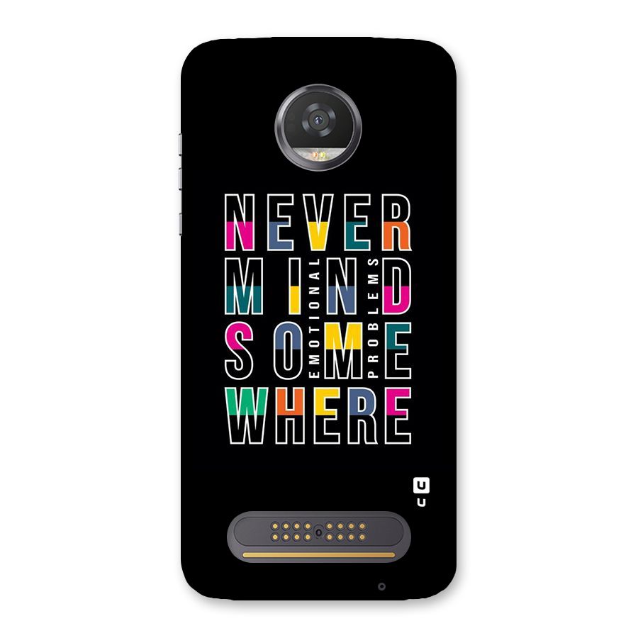 Nevermind Somewhere Back Case for Moto Z2 Play