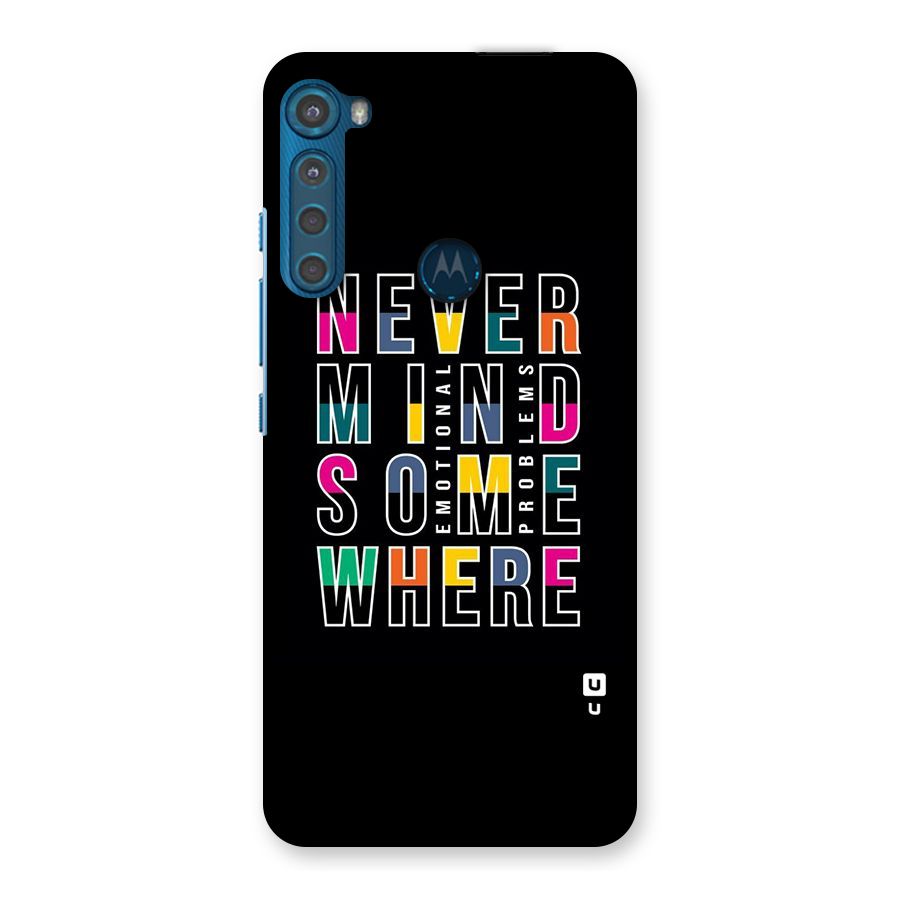 Nevermind Somewhere Back Case for Motorola One Fusion Plus