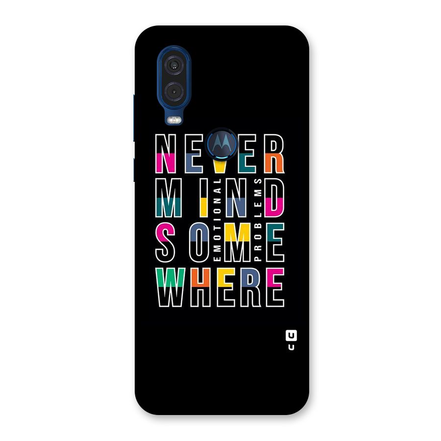Nevermind Somewhere Back Case for Motorola One Vision