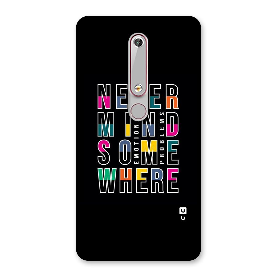 Nevermind Somewhere Back Case for Nokia 6.1
