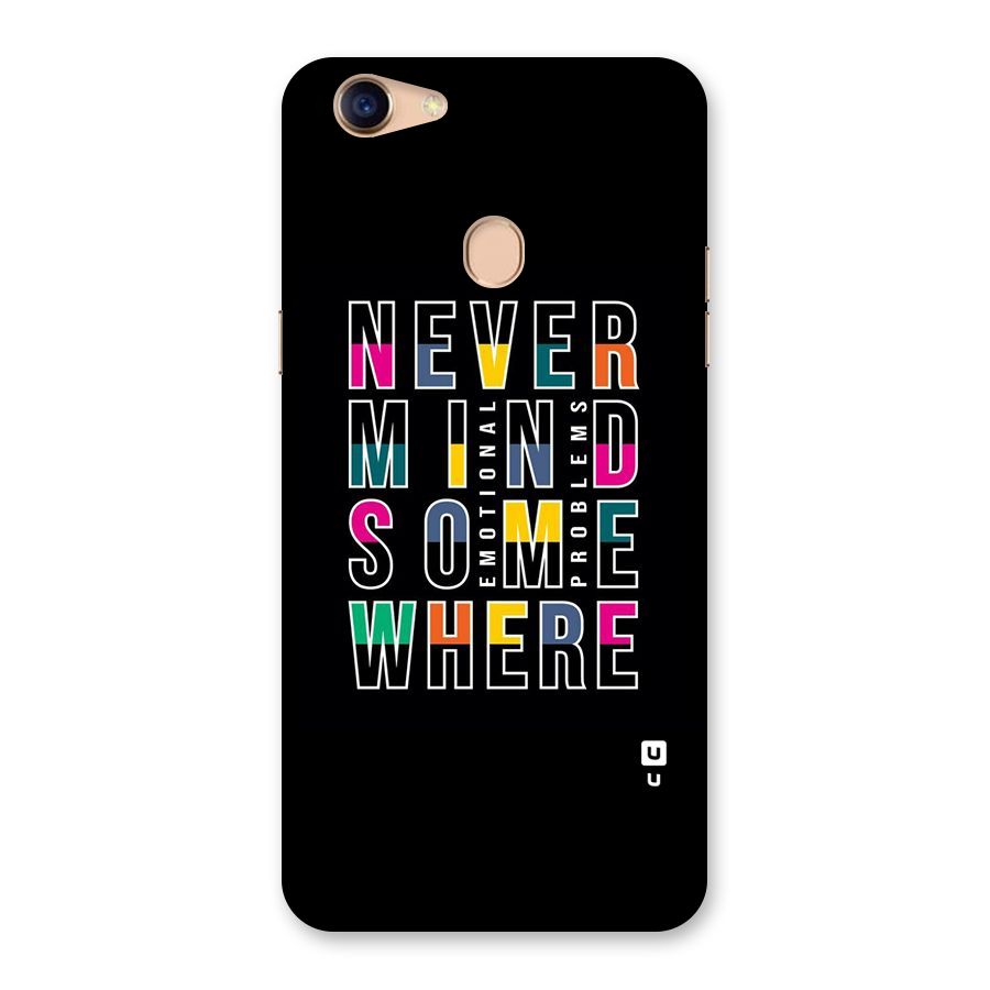 Nevermind Somewhere Back Case for Oppo F5 Youth
