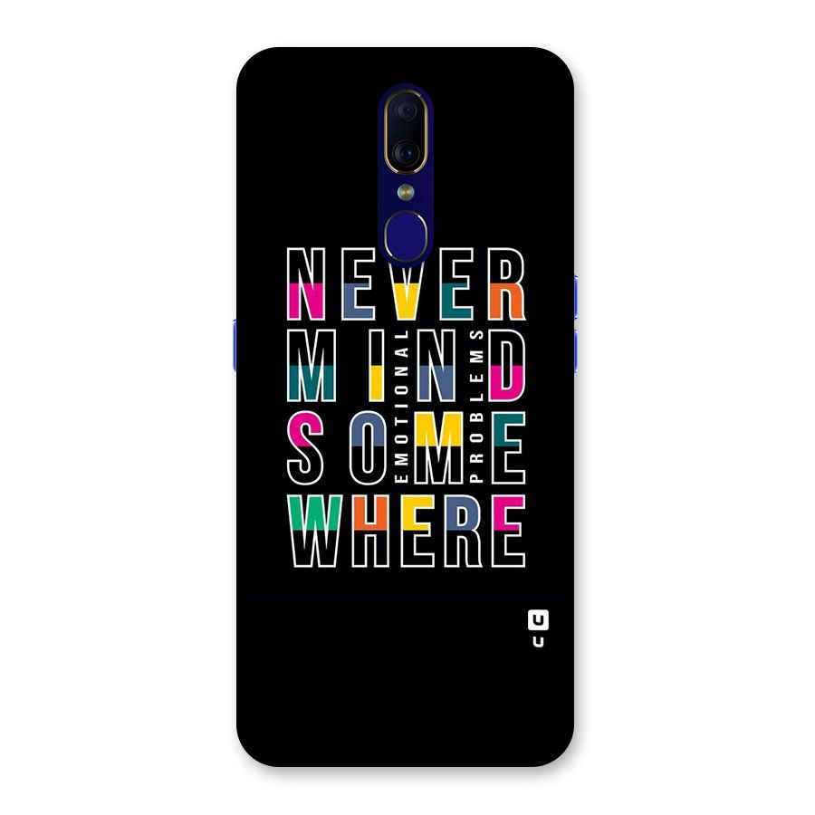 Nevermind Somewhere Back Case for Oppo A9