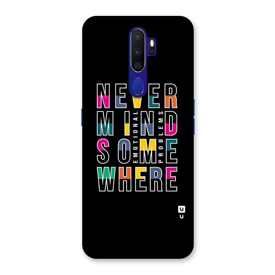 Nevermind Somewhere Back Case for Oppo A9 (2020)