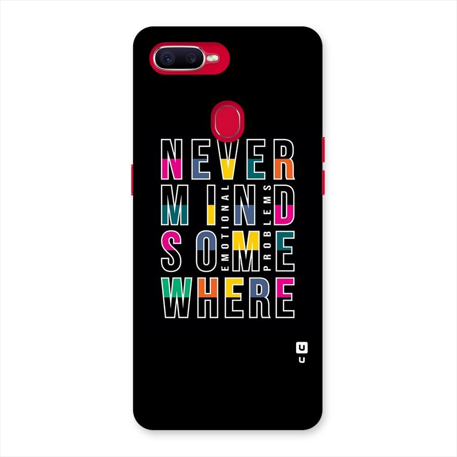 Nevermind Somewhere Back Case for Oppo F9 Pro