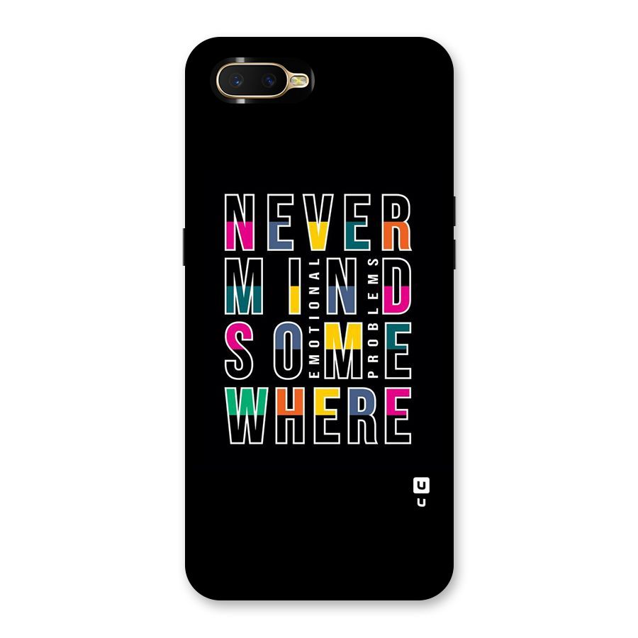 Nevermind Somewhere Back Case for Oppo K1