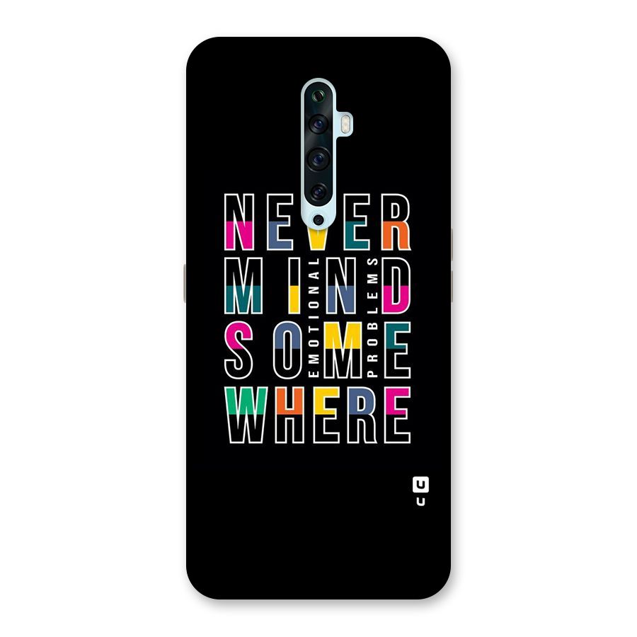 Nevermind Somewhere Back Case for Oppo Reno2 Z
