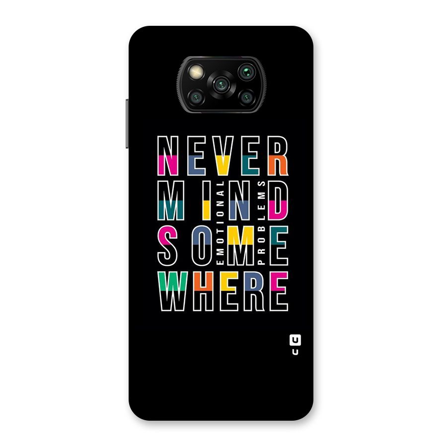 Nevermind Somewhere Back Case for Poco X3