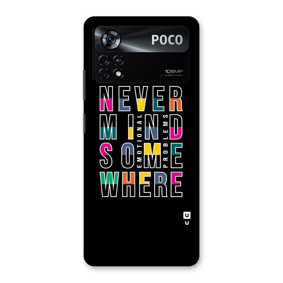 Nevermind Somewhere Back Case for Poco X4 Pro 5G