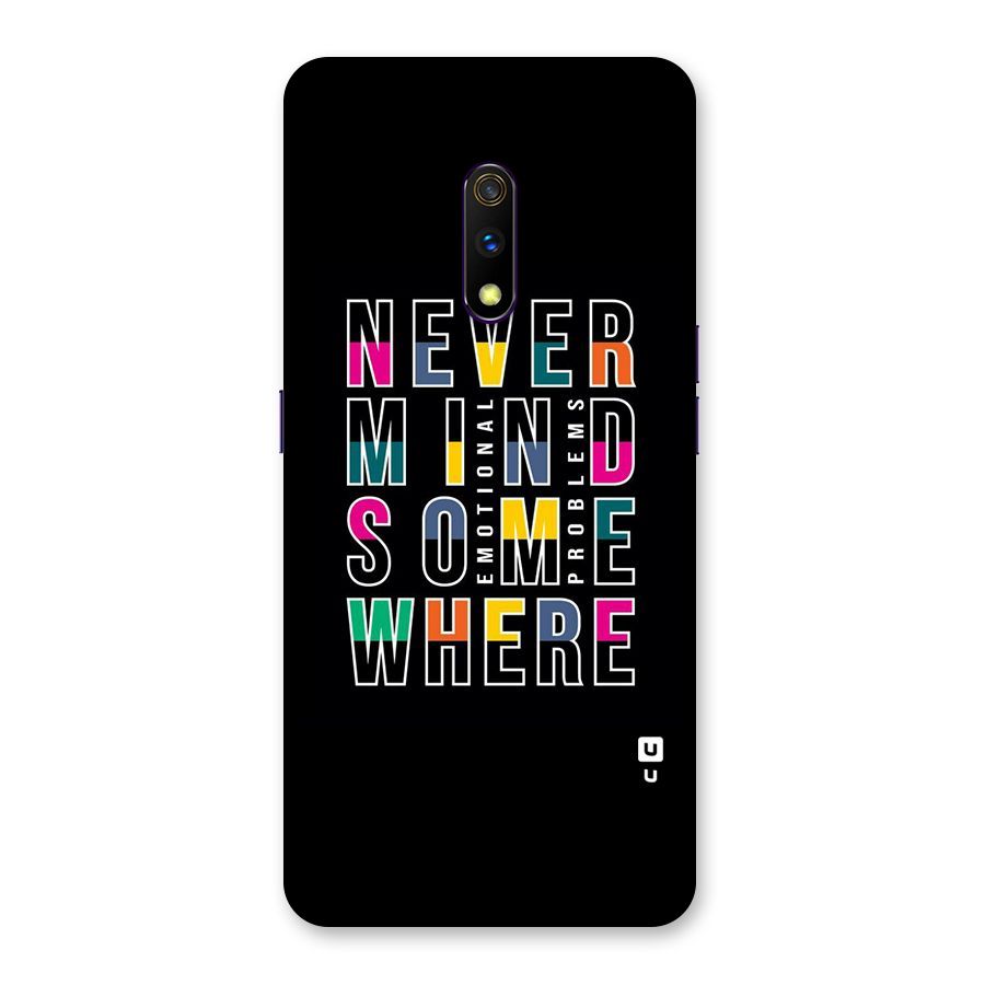 Nevermind Somewhere Back Case for Realme X