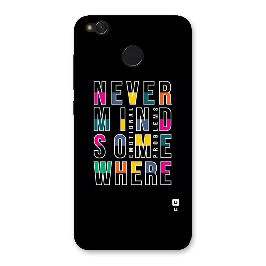 Nevermind Somewhere Back Case for Redmi 4