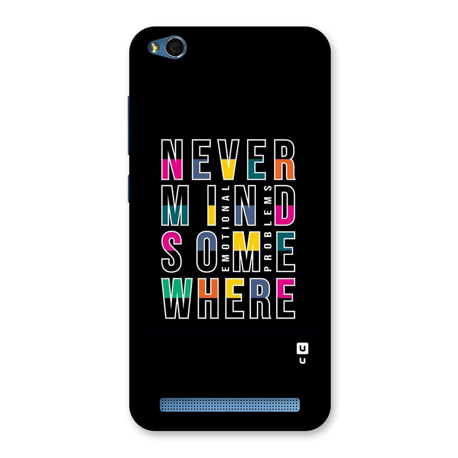 Nevermind Somewhere Back Case for Redmi 5A