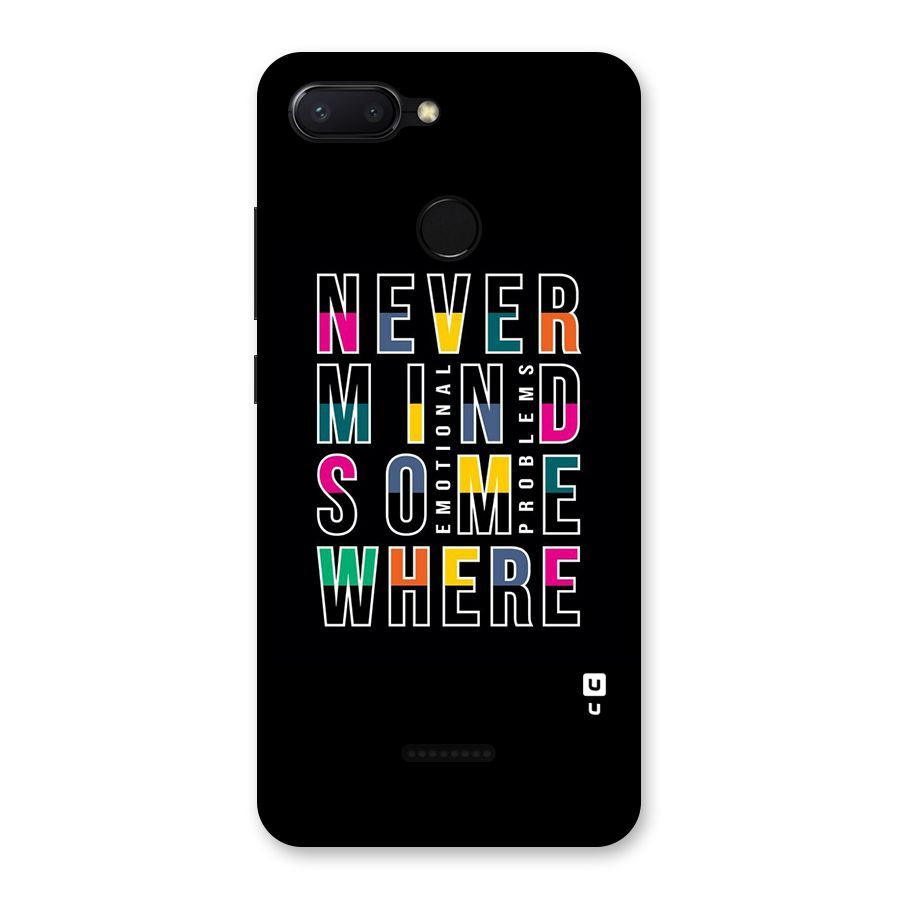 Nevermind Somewhere Back Case for Redmi 6