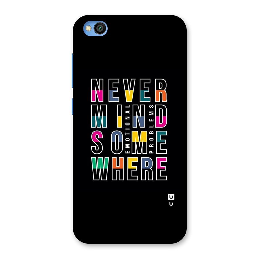 Nevermind Somewhere Back Case for Redmi Go